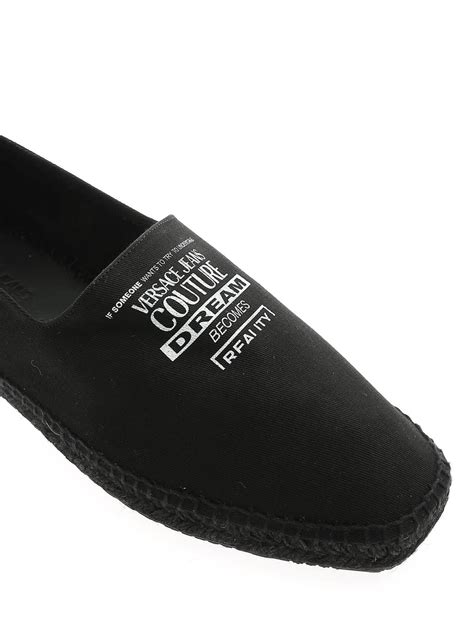 versace jeans couture espadrilles|Versace Jeans black label.